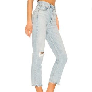 Agolde Riley high rise crop